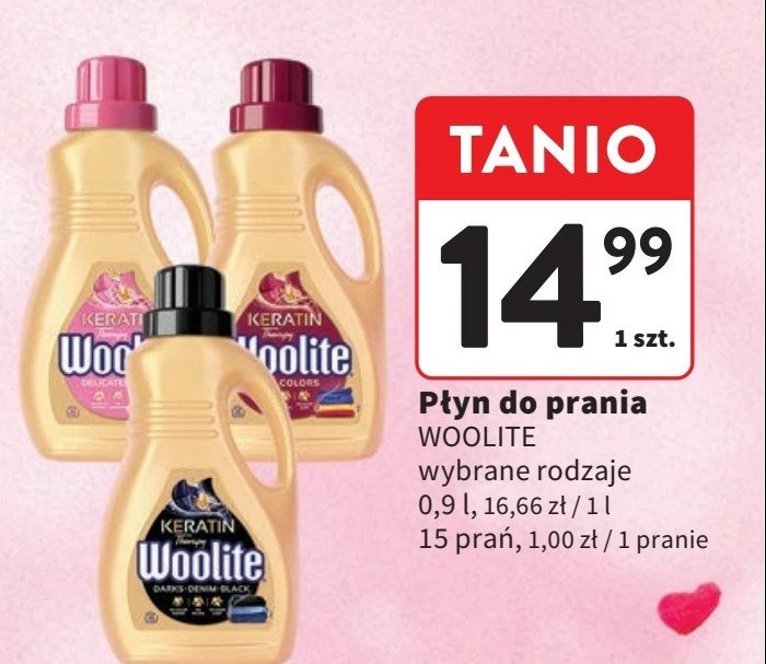 Płyn do prania Woolite dark black & denim promocja