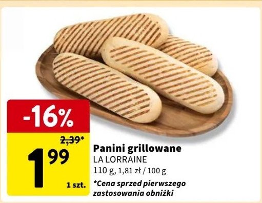 Panini grillowane La lorraine promocja