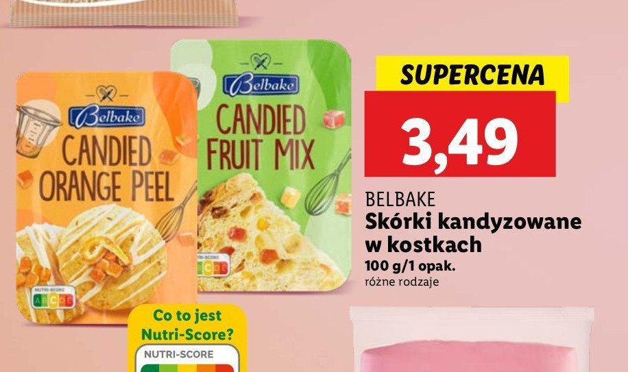 Skórka pomarańczowa kandyzowana Belbake promocja