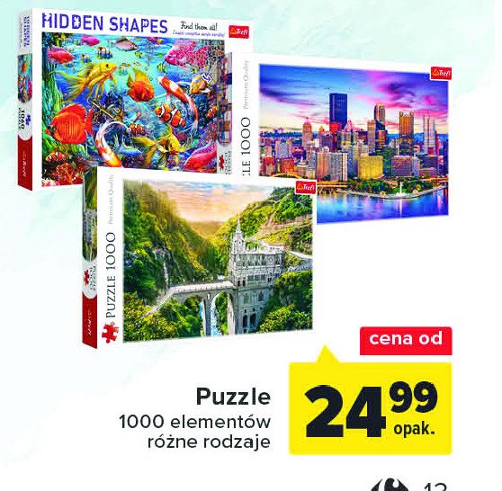 Puzzle hidden shapes Trefl promocja