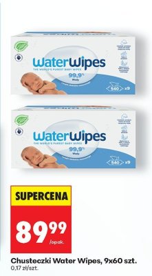 Chusteczki nawilżane 9-pak promocja w Biedronka