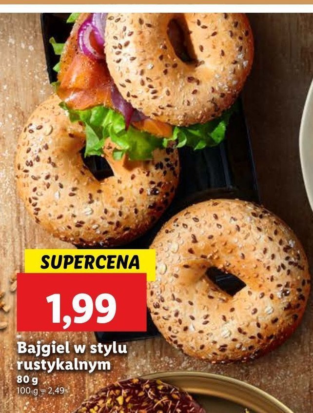 Bajgel rustykalny promocja