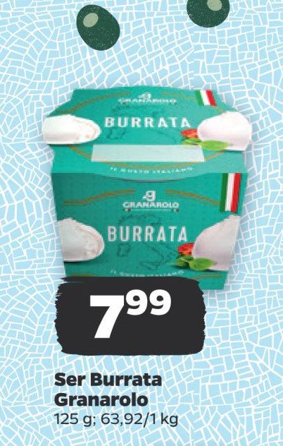 Ser burrata GRANAROLO promocja