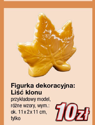 Figurka li艣膰 klonu promocja