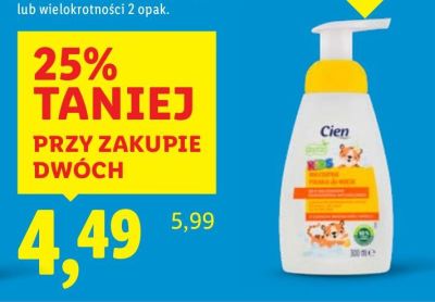 Szampon, żel pod prysznic i płyn do kąpieli 3 w 1 dla dzieci Cien promocja w Lidl