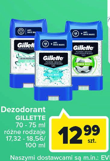 Dezodorant GILLETTE SERIES POWER RUSH promocja