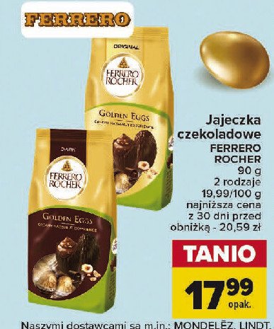 Jajka dark Ferrero rocher promocja
