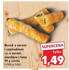 Burek ze szpinakiem promocja