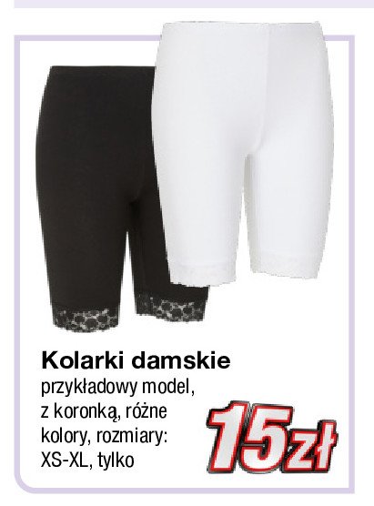 Kolarki z koronką xs-xl promocja