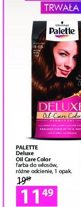 Farba do włosów 4-65 PALETTE DELUXE OIL-CARE COLOR promocja