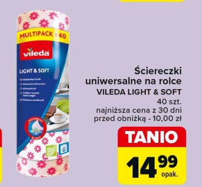 Ściereczka light&soft Vileda promocja