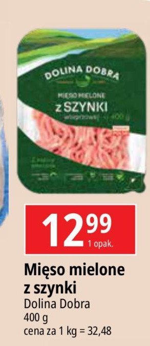 Mięso z szynki siekane wieprzowe Dolina dobra promocja