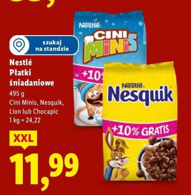 Płatki śniadaniowe Cini Minis promocja w Lidl