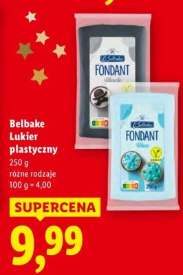 Lukier plastyczny Belbake promocja w Lidl
