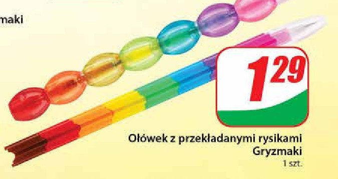 Ołowek z przekładanymi rysikami Gryzmaki promocja