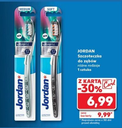 Szczoteczka do zębów medium Jordan ultra lite promocja