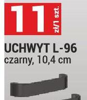UCHWYT L-96 SERIA UNO czarny, 10,4 cm promocja w Merkury Market