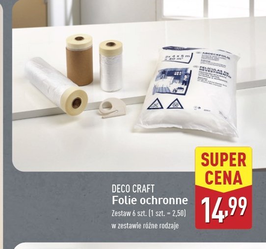 Folie ochronne Deco craft promocja w Aldi