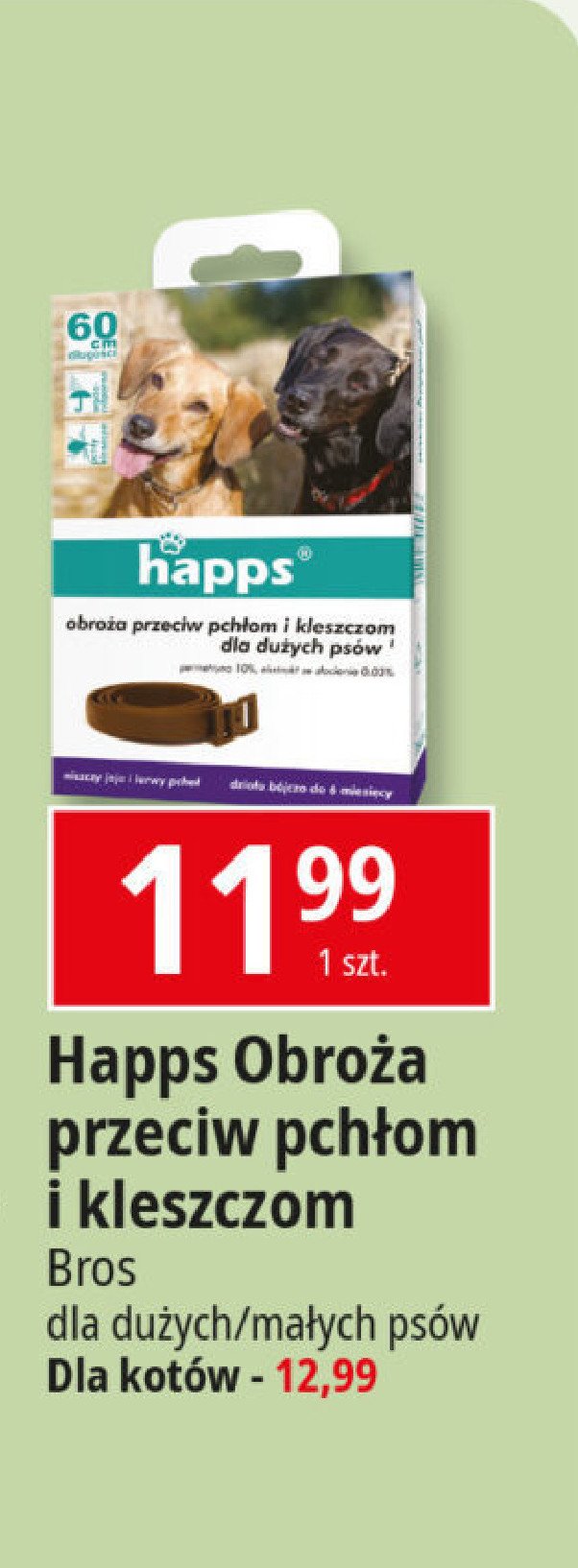 Obroża dla psa przeciw pchłom i kleszczom 60 cm. promocja