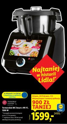 Termorobot MC Smart z Wi-Fi smart, 1200 W promocja w Lidl