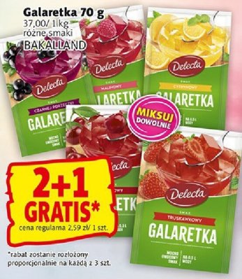 Galaretka BAKALLAND różne smaki promocja w Prim Market