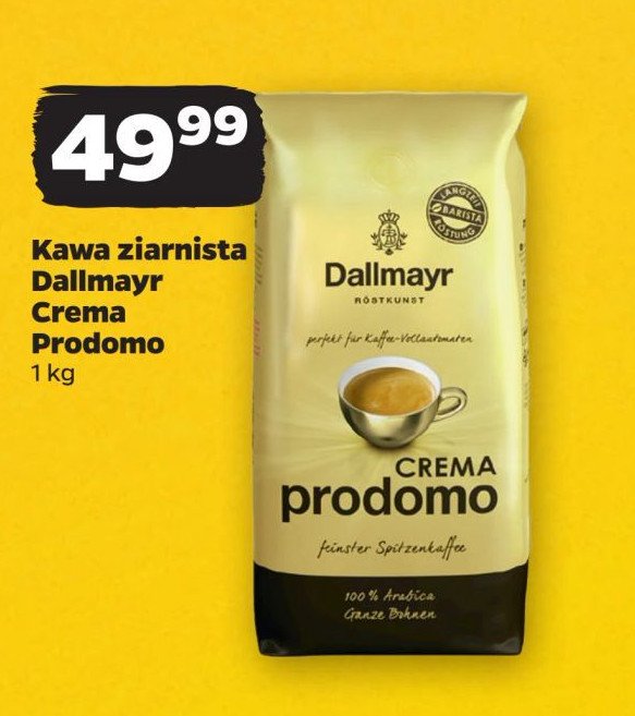 Kawa Dallmayr prodomo crema promocja