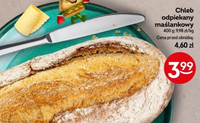Chleb odpiekany maślankowy promocja w Żabka