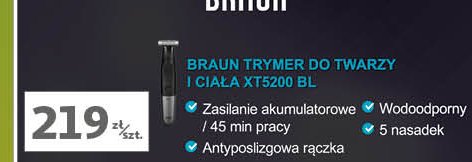 Trymer xt 5200 wet & dry Braun promocja