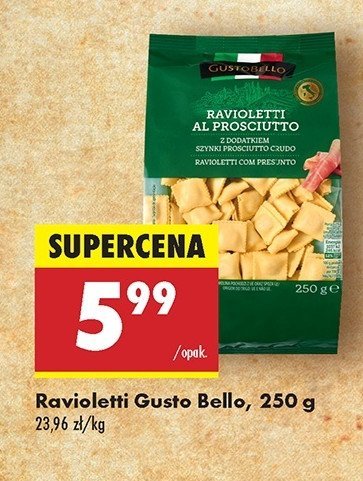 Ravioletti al prosciutto Gustobello promocja