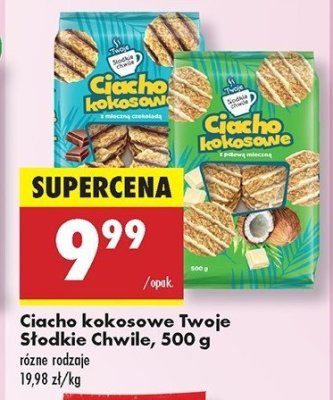 Ciacho kokosowe z mleczną czekoladą Twoje słodkie chwile promocja