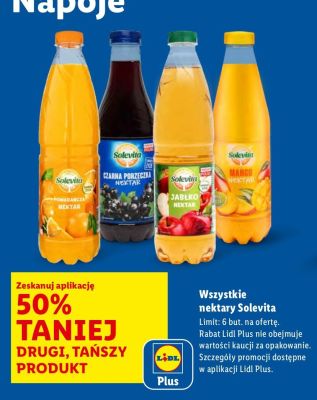 Nektar wszystkie rodzaje promocja w Lidl