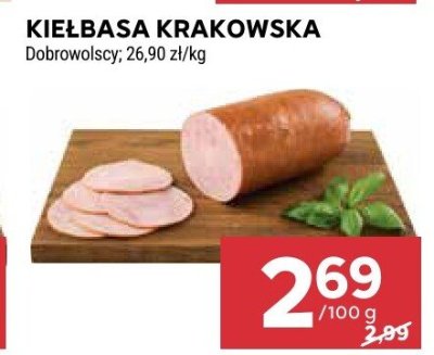 Kiełbasa krakowska promocja w Stokrotka