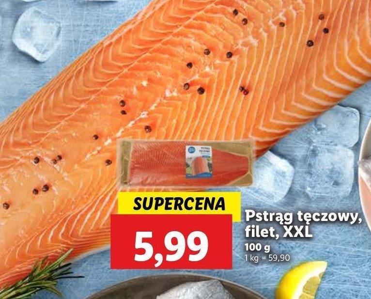 Pstrąg tęczowy filet Mikro promocja w Lidl