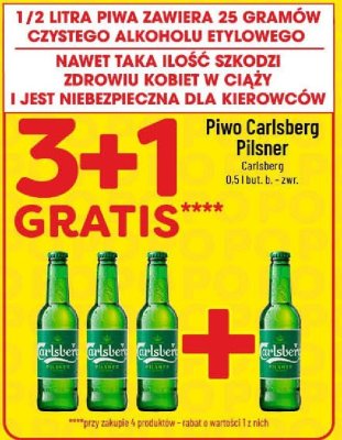 Piwo Carlsberg Pilsner promocja w POLOmarket