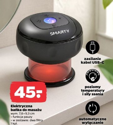 Elektroniczna bańka do masażu wym. 8,5×8,5×8,3 cm promocja w Netto