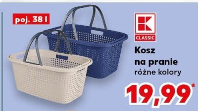 Kosz na pranie różne kolory promocja w Kaufland