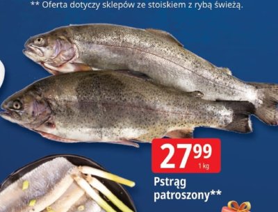 Pstrąg patroszony promocja w Leclerc