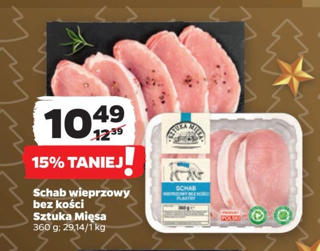 Schab wiieprzowy plastry promocja w Netto