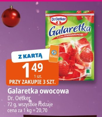 Galaretka owocowa Dr. Oetker promocja w Leclerc
