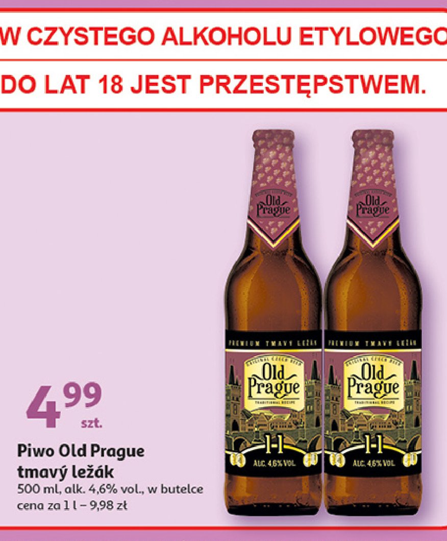 Piwo OLD PRAGUE 11 promocja