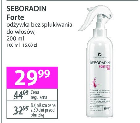 Odżywka do włosów Seboradin forte plus promocja