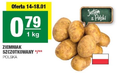 Ziemniak szczetotkowany Polska promocja w SPAR