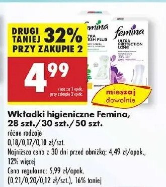 Wkładki higieniczne normal promocja