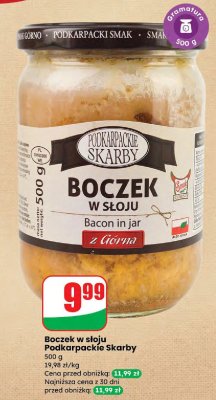 Boczek w słoju Podkarpackie Skarby promocja w Dino