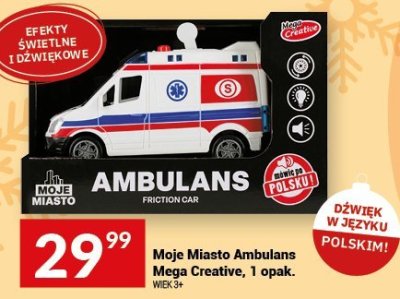 Moje Miasto Ambulans Mega Creative, 1 opak. promocja w Twój Market