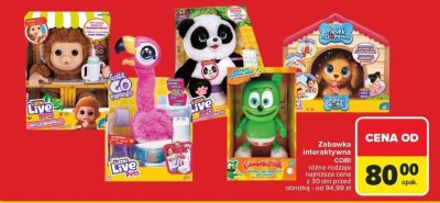 Zabawka interaktywna różne rodzaje COBI promocja w Carrefour