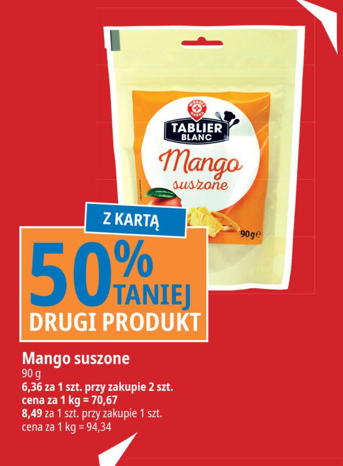 Mango suszone Wiodąca marka tablier blanc promocja