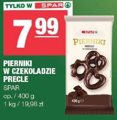 Pierniki w czekoladzie precle Spar promocja w SPAR