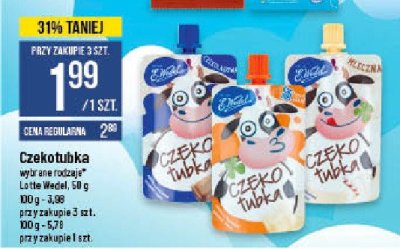 Czekotubka czekoladowa E. wedel czeko kakao promocja
