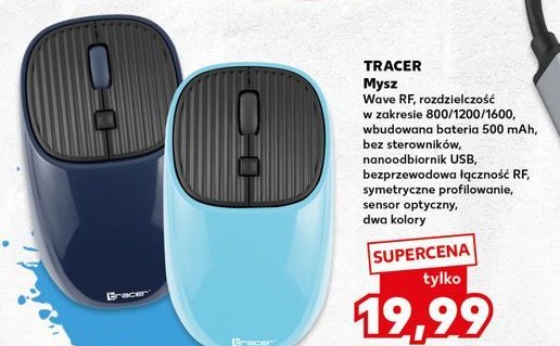 Mysz bezprzewodowa 1600 dpi Tracer promocja